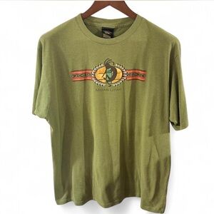 Vintage Men’s Green Moab, Utah Graphic T-Shirt Size XL